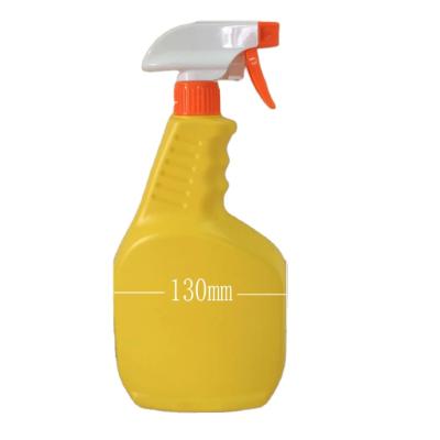 China Liquid packaging 32oz 1000ML liuquid HDPE plastic chemical spray bottle with hand trigger for sale