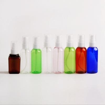 China Household Products 80ml 100ml PET Round Shape Plastic Cosmetic Lotion Pump Spray Bottle for sale