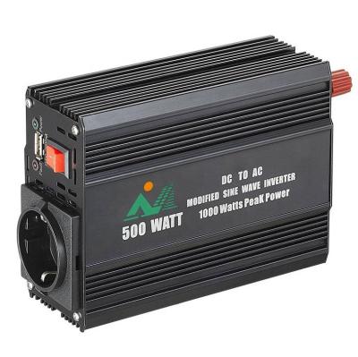 China New Product Launch SGM-500W 12V 24V 48V 500W DC To AC Modified Sine Wave Solar Power Inverter 180*112*58mm for sale