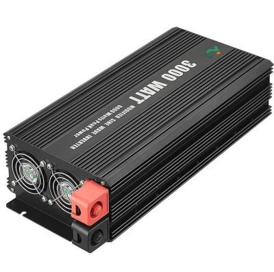 China Multifunctional SGM-3000W 12V 24V 48V 3KW Modified Sine Wave Power Inverter For Car 41*16.7*9.2cm for sale