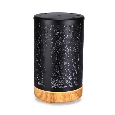 China 2021 Newest Hotel China China HOT High Quality AMAZONE 7 LED WIFI Iron Metal Perfume Oil Air Humidifier Aroma Diffuser With Remote Control for sale