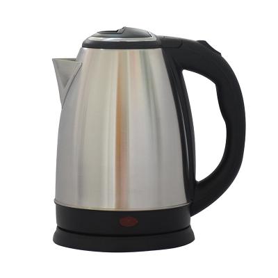 China Stainless Steel 1.8L Portable Electric Kettle Wide Base 360 ​​Degree Rotation Water Caliber Kettle for sale