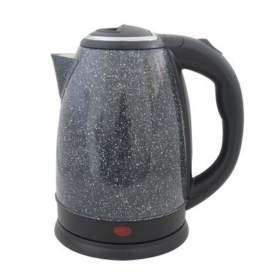 China Color Marble Pebbles Electric Kettle Stainless Steel Base 1.8L 360 Degree Rotation Color for sale