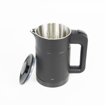 China 360 degree base 0.6L 304 stainless steel rotation electric kettle with seamless liner water kettle also can do hotel kettle set for sale