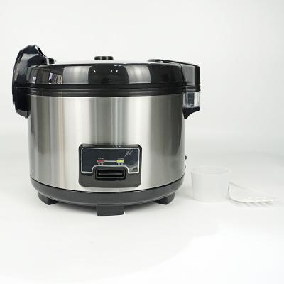 China Good Quality Commercial Large Rice Cooker 10L 13L 15L Rice Cooker Stainless Steel Outer Body for sale