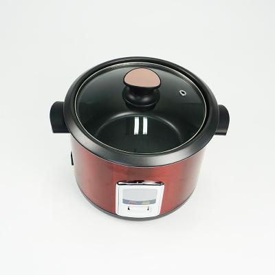 China 220V 1.8L 2.8L Outdoor Rice Cooker Alu Pot Alu Steamer Customized Color Gouache Box And Logo for sale