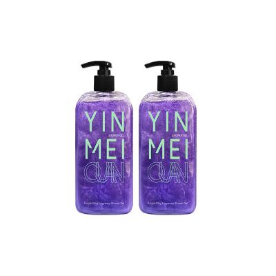 China Moisturizing Wholesale Hot Sales Purple Silky Scent Moisturizing Nourishing Shower Gel for sale