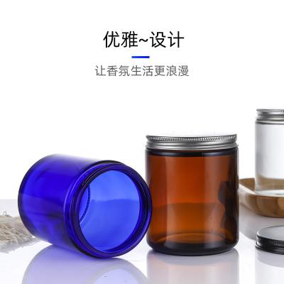 China Custom Made Luxury Beautiful Decor Luxurious Candle Jars Glass Eco - Friendly Recyclable for sale