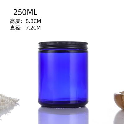 China Custom Wholesale Eco-Friendly Recyclable Luxury Modern Logo Colored Decorative Candle Jars for sale