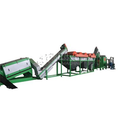 China Industry 3000kg/h pp waste plastic bottle PE plastic recycling washing recycling machine line for sale