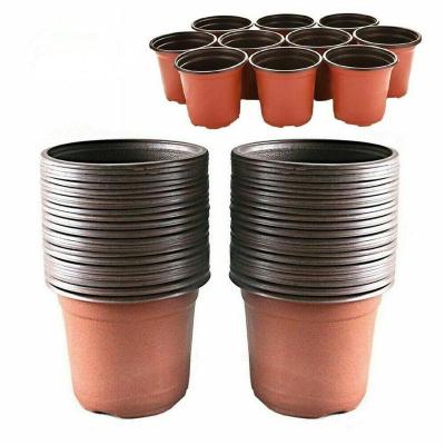 China Different Sizes Plastic Flower Pot Chinese Traditional G51 Garden Flower Pot Graft Nursery Durable Succulent Pot Plants for sale