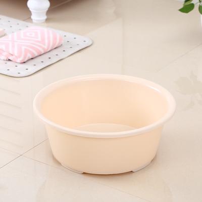 China Sustainable Household Round Kitchen Toilet Plastic Wash Basin For Bathroom for sale