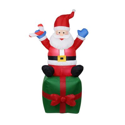 China Outdoor Inflatable Holiday Decoration Merry Christmas Snowman Tree Christmas Balloons New Year Party Decoration Home Party Outdoor Christmas Decor for sale