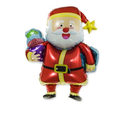 China Party New Product Cartoon Shape Christmas Socks Helium Toy Foil Balloon For Christmas Party Decoration for sale