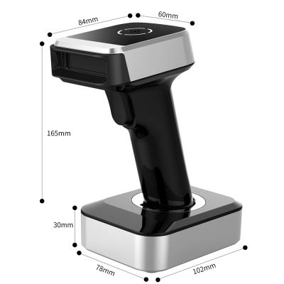 China Hospital/Shop/Warehouse 1D/2D QR PDF417 2.4G Barcode Reader Logistics/Radio Industry/Barcode Scanner Support USB Cable Handheld Mobile Phone zu verkaufen