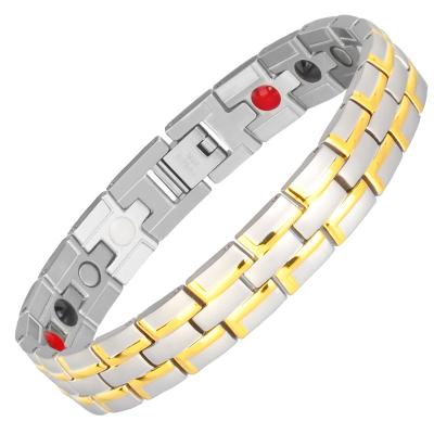 China CLASSIC Germanium Bracelet 4 in 1 Titanium Plating Men's Magnetic Bracelet IPG Bracelet Germanium Necklace for sale