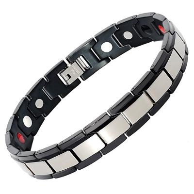 China CLASSIC Men Fashion Stainless Steel Magnetic Bracelet Pain Relief For Arthritis Trustable Magnetic Bracelet Suppliers for sale