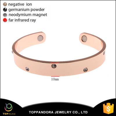 China Energy Health Care Energy Stone Health Solid Copper Magnetic Jewelry and Bracelet for Healing with Energy Element for sale