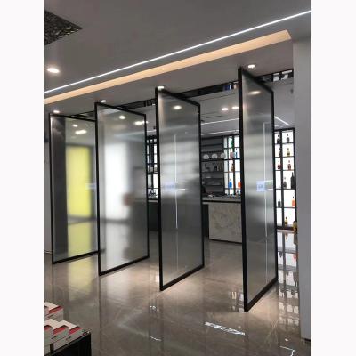 China Decoration Customized Modern Glass Office Entrance Hotel Doors Aluminum Pivot Door Interior Exterior Exterior Revolving Revolving Door for sale