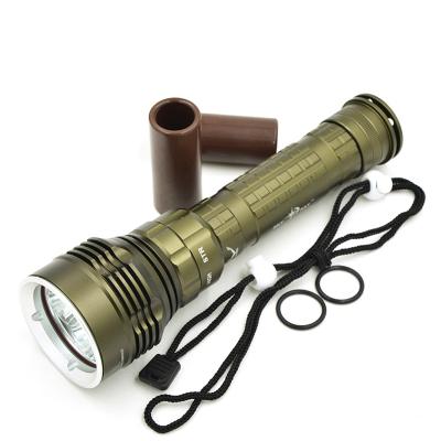 China Powerful Emergency Diving Torch 4000lm Led Rechargeable Dive Lamp Diving Flashlight for sale