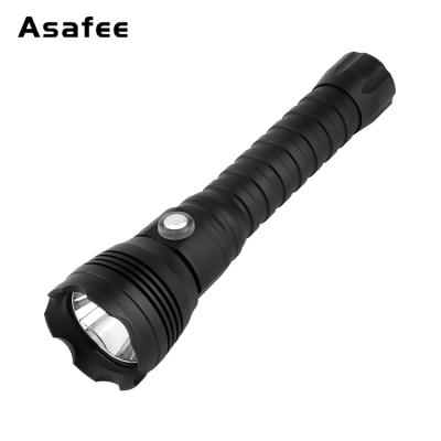 China Powful 4000 Lumen XHP70 Diving Flashlight Emergency Submerge 100M Aluminum Scuba Diving Light for sale