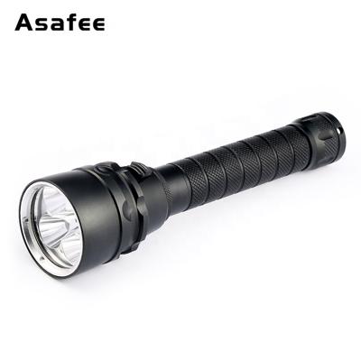 China 5000LM 5pcs XM L2 IP68 Flashlight Waterproof LED Flashlight Spearfishing Powerful Spearfishing Torch for sale