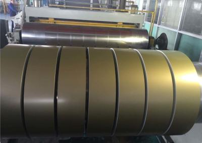 China Alloy 3003 Aluminum Strip Silver Color Coated Aluminum Coil 1.00mm Thickness 30mm Width Used For Channel Letter Making for sale