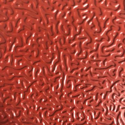 Cina Piastra di alluminio rosso in rilievo 0,50 mm * 1250 mm Piastra di alluminio utilizzata nell'industria automobilistica in vendita