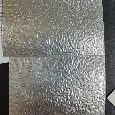 China Legierung 3105 H26 Temperature Grade 26 Gauge Dicke weiße Farbe Stuck geprägte Aluminiumfolie für Bau Außenverkleidung verwendet zu verkaufen