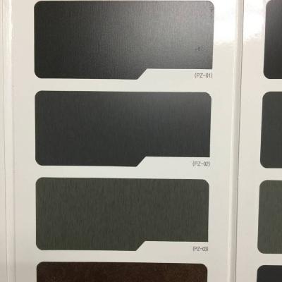 China Drahtzeichnung Endfarb-Aluminium-Spule Legierung 3003 24 Gauge vorgefärbte Aluminiumfolie für Innenarchitektur-Panel zu verkaufen