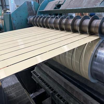 China Strip Cut Color Coated Aluminium Coil Voorgeverfde Aluminium Strip Te koop