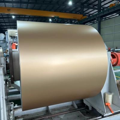 China Alloy 3105 0.23*167mm Anti Scratch PE Paint Pre Painted Aluminum Strip For Rolling Shutter Door Curtain Making à venda