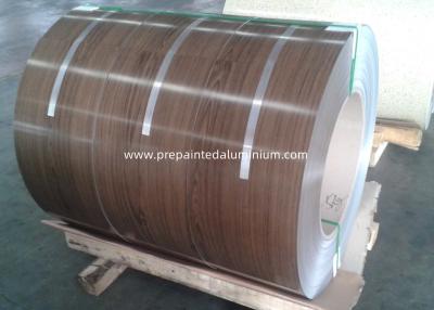 Chine AA3003 3015 H24 Grain de bois trempé Couleur enduit en aluminium bobine enduit en aluminium PVDF pour la production à vendre