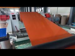 Orange color coated aluminum coil for production Roofing and Facade Wall