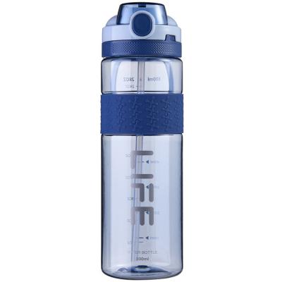 China Practical creative plastic cup printing logo outdoor sports water bottle cup space cup viable gift for sale