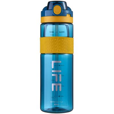 China Practical creative plastic cup printing logo outdoor sports water bottle cup space cup viable gift for sale