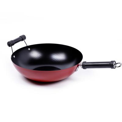 China Stocked Commercial Paella Pan For Cooking, Non Stick Hotel Kitchen Equipment Stainless Steel Seadfood Frying Pan for sale