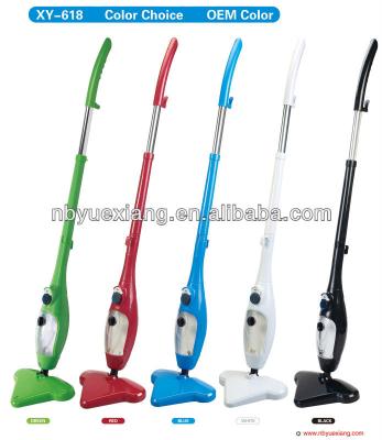 China Newest Item 1500w/1300w Multifunction Electric Car Steam Mop With Detergent Spray for sale