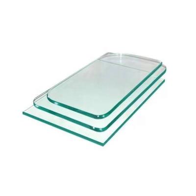 China Supermarket Clear Glass Ultra Tempered Ultra Thin Borosilicate Tempered Glass Sheet for sale