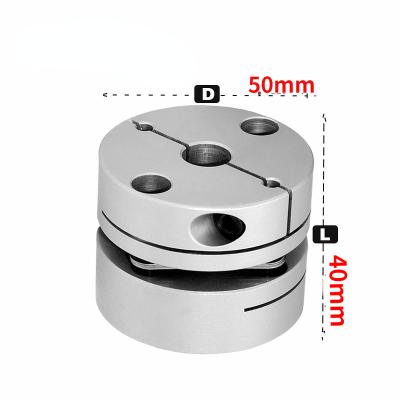 China Print shops spot aluminum alloy D50L40 single diaphragm misumi NBK ball screw stage servo motor encoder elastic joint computer fa for sale