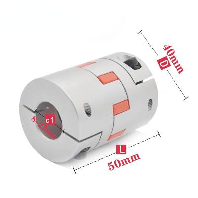 China Stores Impression Spot Shaft Coupling 40mm LM D40L60 Coupler Motor Connector For Motor CNC Engraving MachineLinear Module Flexible Coupling for sale