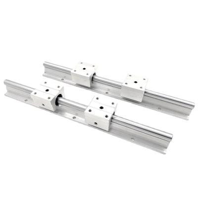 China 2set Print Shops Linear Rail SBR12 300 350 400 450 500 550 600 700 800 900 1000mm Linear Guide 2pcs SBR12 + 4pcs SBR12UU Blocks For CNC for sale