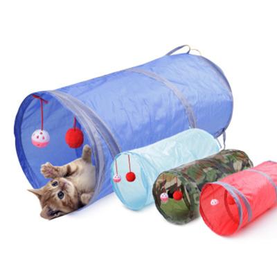 China 2 Color 2 Color 2 Color 2 Color 7 Holes Puppy Rabbit Play Kitten Toys Puppy Rabbit Play Dog Chat Tunnel Funny Mini Folding Dog Chat Tunnel for sale