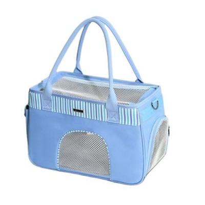 China Breathable Portable Travel Pet Play Outdoor Dogs Kennel Carrier For Cats Backpack Bag With Over - Shoulder Straps for sale