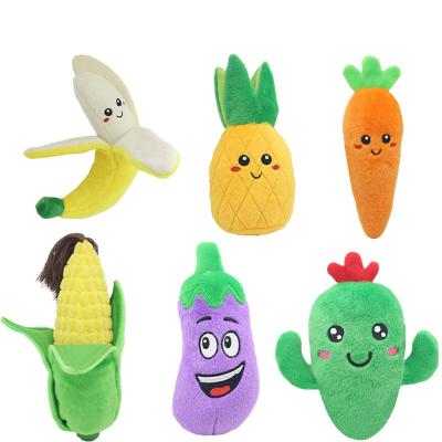 China Viable Dog Playing Chewing Hot Sale Eggplant Plush Eggplant Dolltoy for sale