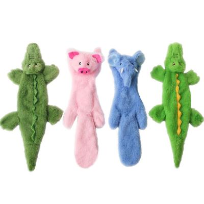 China Sustainable Plush Squeaky Toy Non-Filling Squeaky Plush Pet Toys Christmas Squeaky Dog Toys for sale