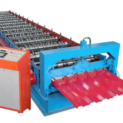 China Galvanized metal tile roof steel sheet making frame machine for sale