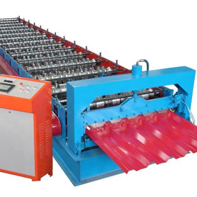 China Roofing Sheet Corrugating Iron Sheet Roll Forming Making Machine for sale