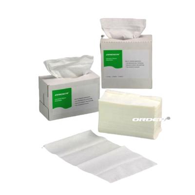 China Sustainable White Hexagonal Cleaning Kitchen Wipes For Food Service Cellulose PP Dustproof Cleaning Cloths for sale