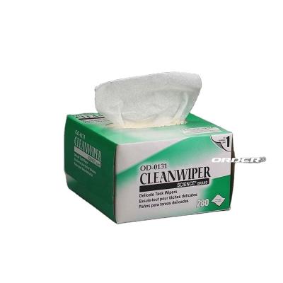 China Pop Box Replace Individually Sealed 34155 1 ​​Ply Optical Lens Disposable Lint Free Cleaning Cloth Wipers for sale